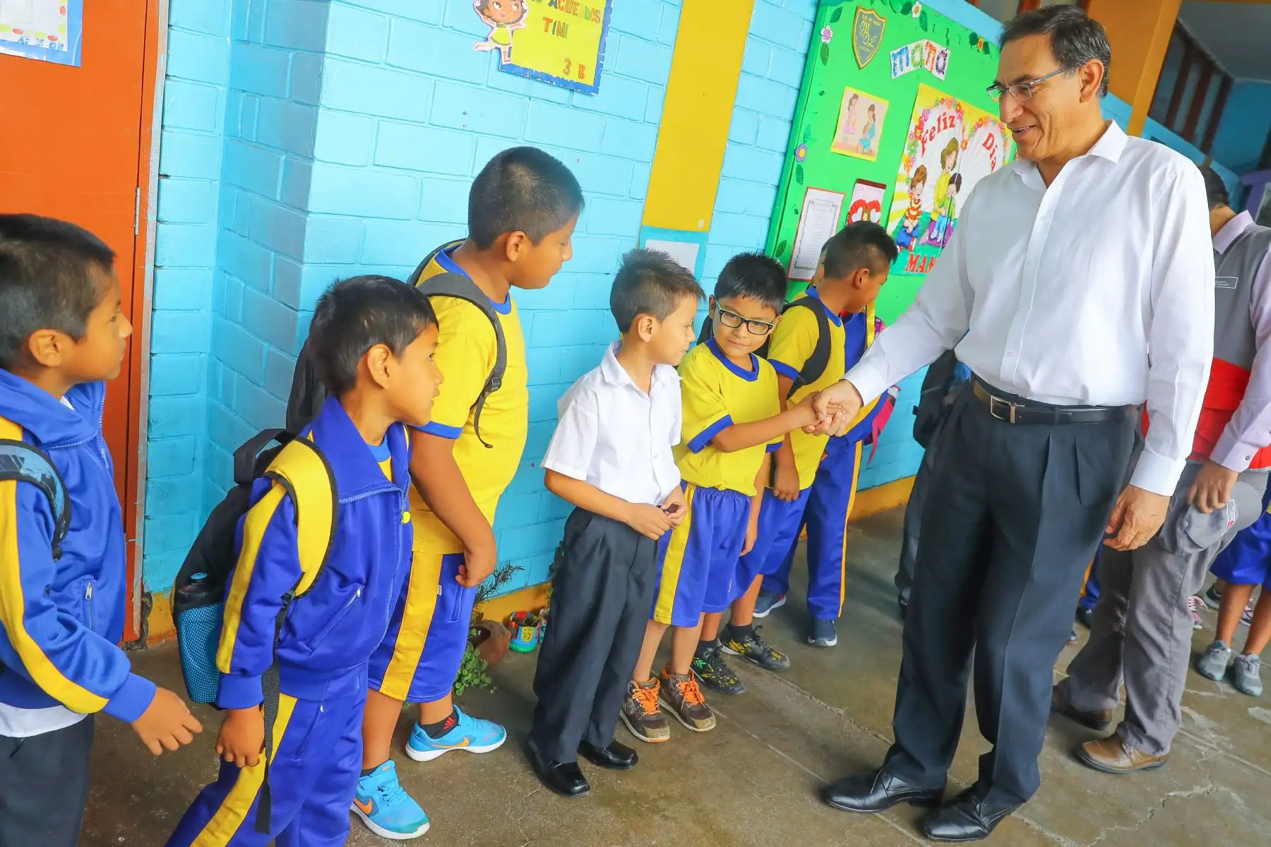 Presidente Vizcarra supervisa IE 501 Monseñor Damaso Labergere en La Victoria. Foto: ANDINA/Prensa Presidencia