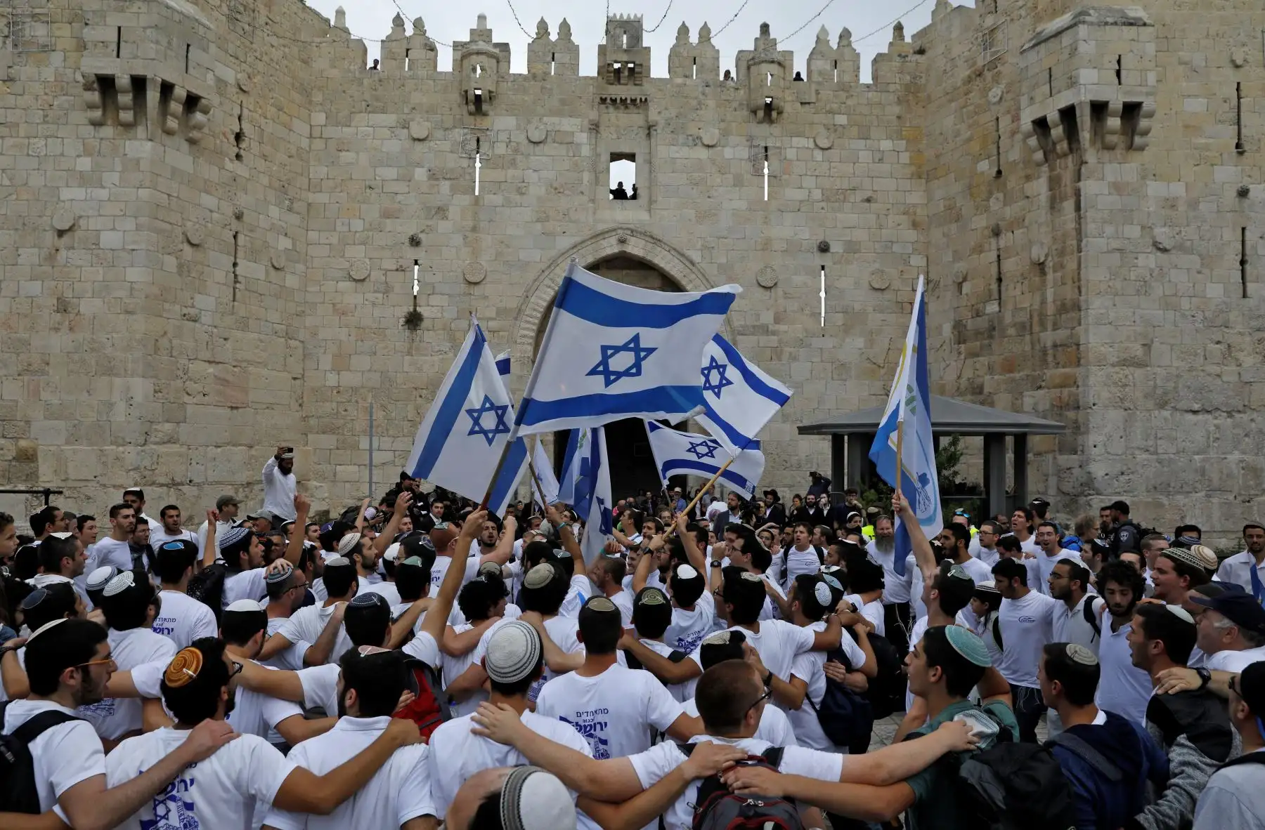 Israel celebra su 70 aniversario con una población de más de ocho millones de habitantes, de los 713,000 que había en 1948, y en la que cada vez más ciudadanos han nacido en el país. AFP