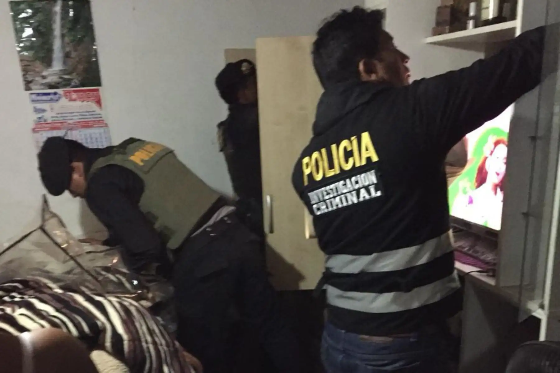 Ministerio del Interior ejecutó operativo contra la organización criminal La jauría del norte. ANDINA/Difusión
