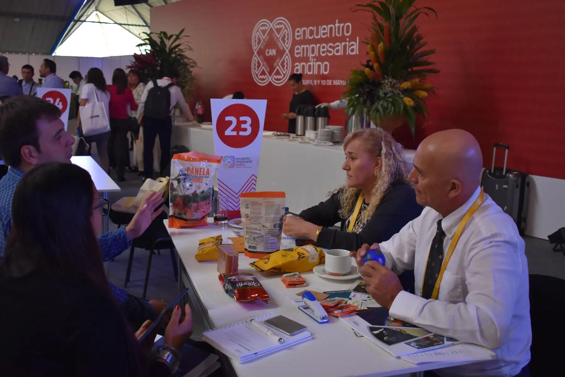 Encuentro Empresarial Andino, que se desarrolló en Arequipa, generó ventas por US$ 50.26 millones. ANDINA/Difusión
