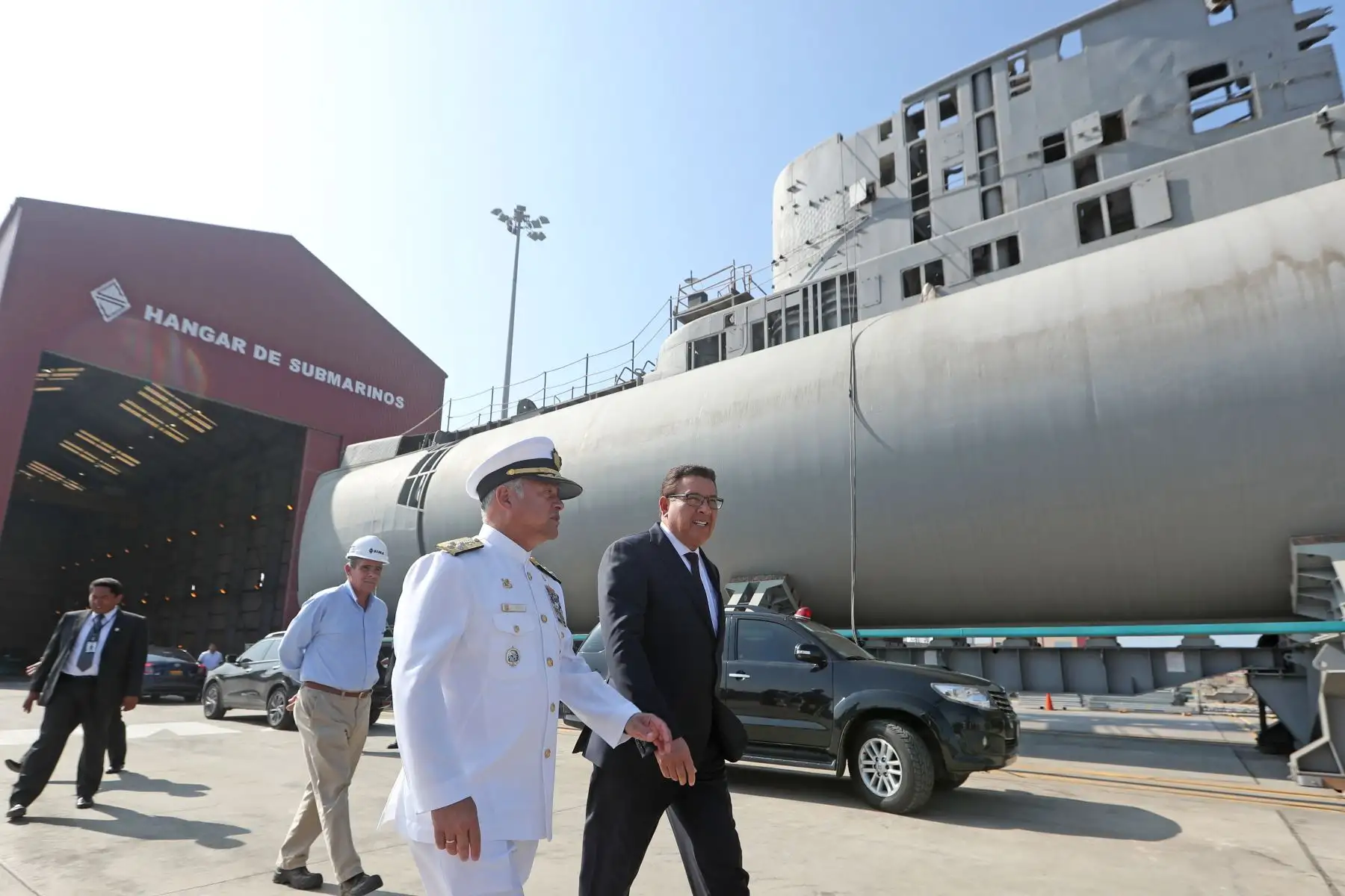 Asimismo, la potenciación y modernización de las cuatro unidades submarinas permitirá ampliar en 15 años el horizonte de vida útil de estos buques de la Armada Peruana. Foto: Mindef.
