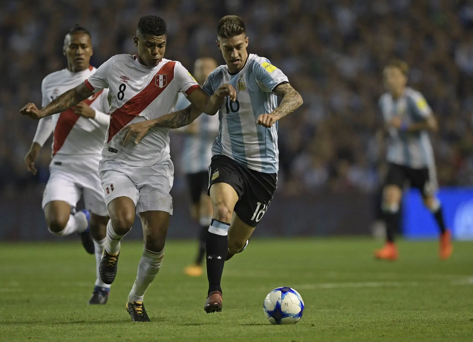 Wilder Cartagena. Foto: ANDINA/AFP.
