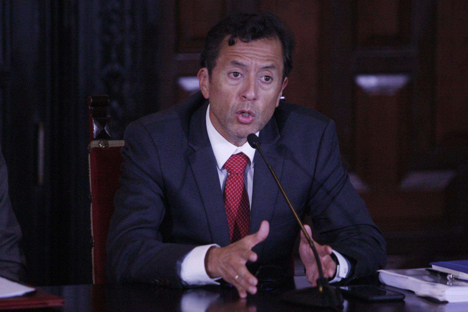 Ministro de Economía y Finanzas, David Tuesta. ANDINA/Eddy Ramos