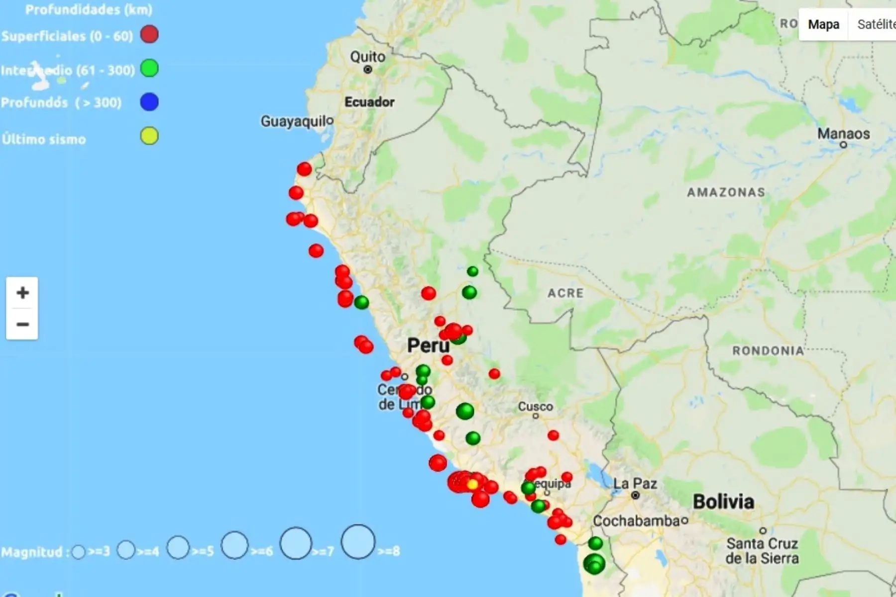Más de 90 sismos se han registrado en el Perú en lo que va del año. Foto: ANDINA/Difusión.