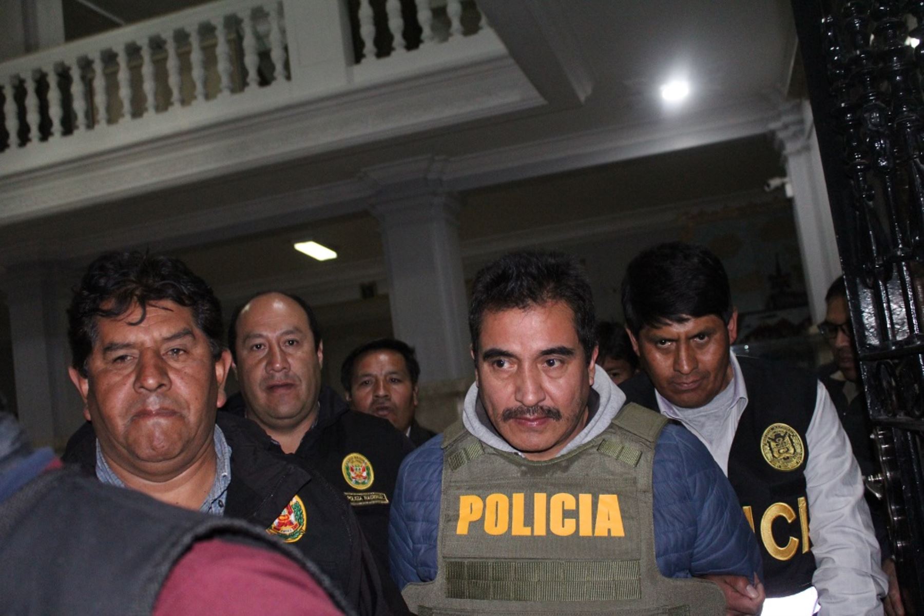 Capturan en Cusco a exalcalde de Vilcabamba, Juan Olivera Ricaldi, acusado por malversación de fondos. ANDINA/Percy Hurtado