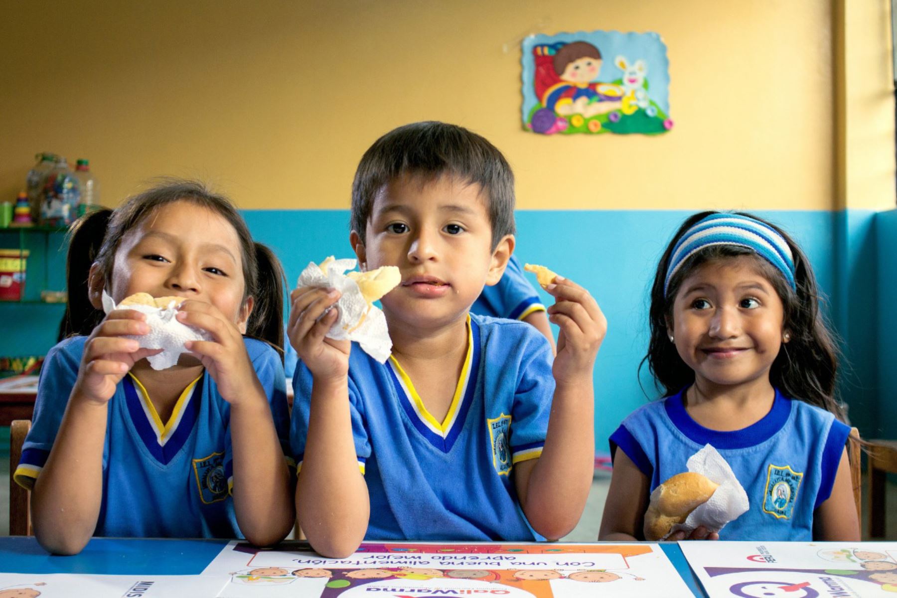 Programa Qali Warma repartirá rosquitas tradicionales a escolares de Cajamarca en sus desayunos. ANDINA/Difusión