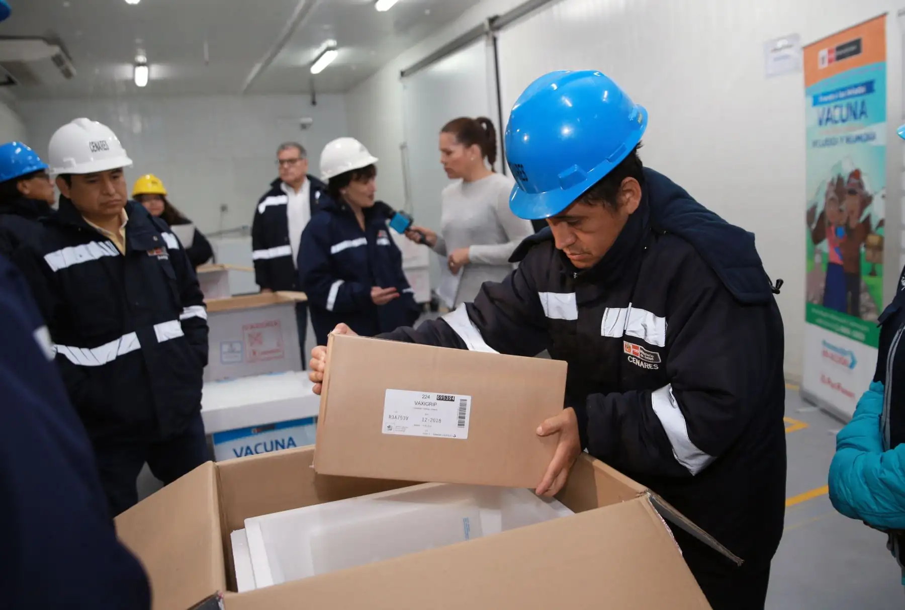 La distribución de vacunas contra la influenza para todas las regiones del país, supera un  monto de S/ 194.3 millones .Foto: ANDINA/Norman Córdova