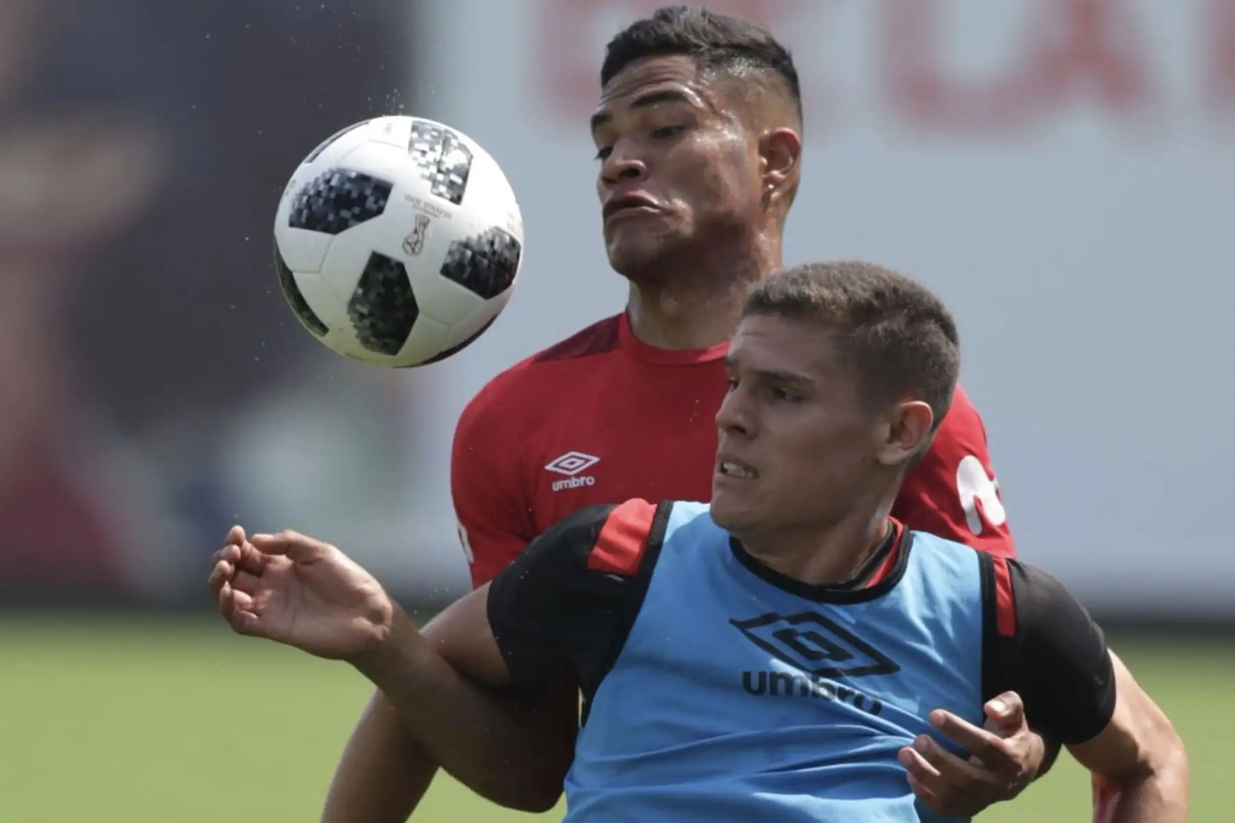 Selección peruana continuó con los entrenamientos  en el complejo deportivo de  la Videna. Foto:ANDINA/ Twiter FPF