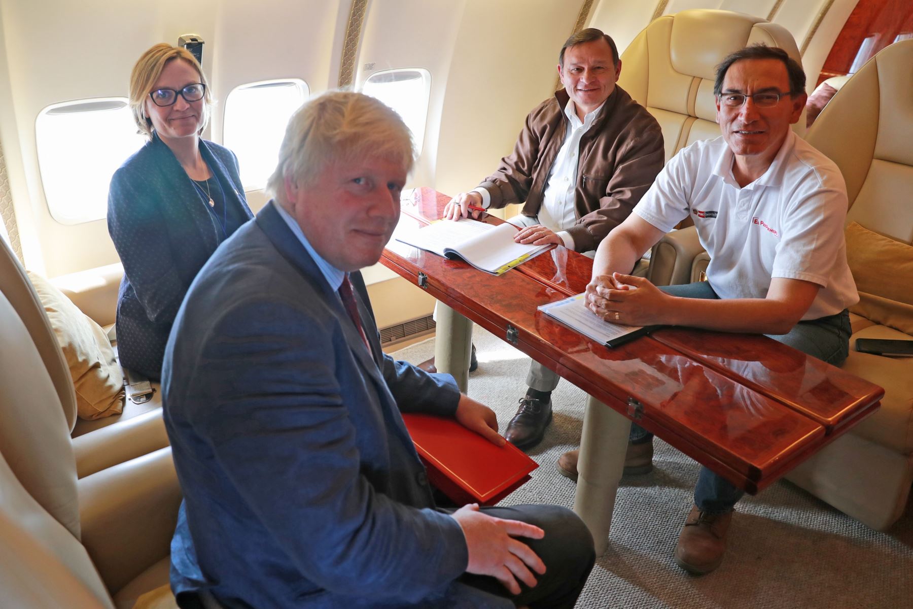 Presidente Martín Vizcarra sostuvo reunión de trabajo con secretario de Estado de Asuntos Exteriores del Reino Unido, Boris Johnson,