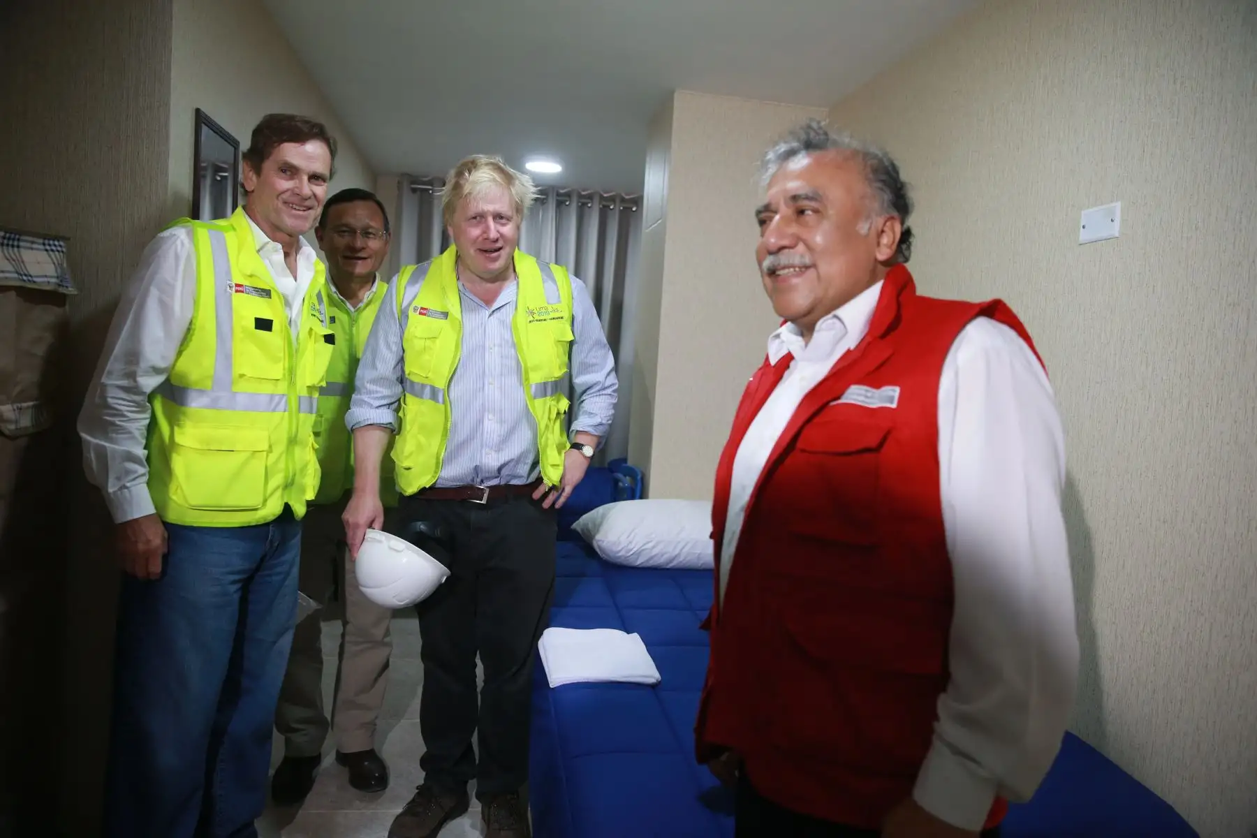 Boris Johnson, Visita Oficial de secretario de asuntos exteriores del Reino Unido a la Villa de Atletas de Lima 2019. Foto: ANDINA/Vidal Tarqui