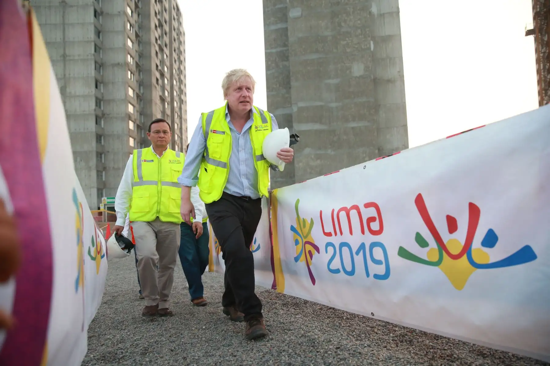 Boris Johnson, Visita Oficial de secretario de asuntos exteriores del Reino Unido a la Villa de Atletas de Lima 2019. Foto: ANDINA/Vidal Tarqui Boris Johnson, Visita Oficial de secretario de asuntos exteriores del Reino Unido a la Villa de Atletas de Lima 2019. Foto: ANDINA/Vidal Tarqui