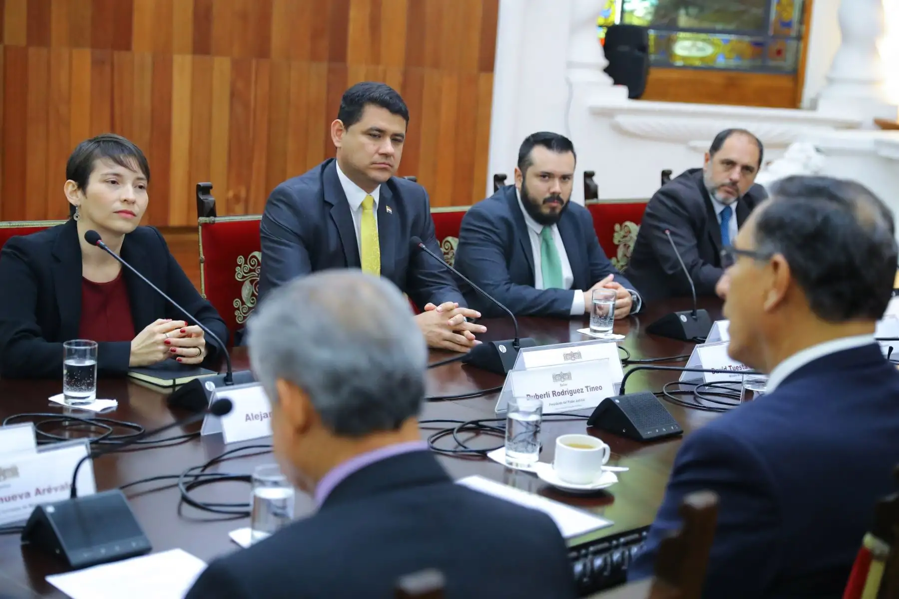 El presidente Martín Vizcarra se reúne con la Comisión Gafilat, que combate el lavado de activos y el financiamiento al terrorismo.Foto: ANDINA/Prensa Presidencia