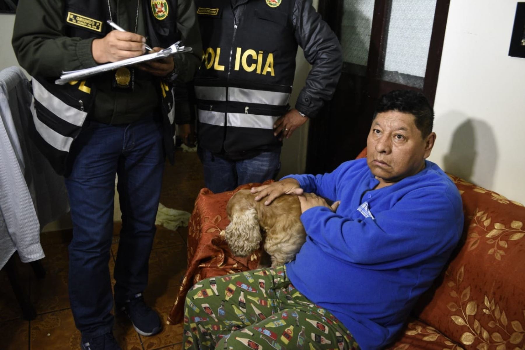 Detienen a alcalde de Ricardo Palma, Ismael Zenón Fernández Cavero, acusado de liderar organización criminal. ANDINA/Difusión