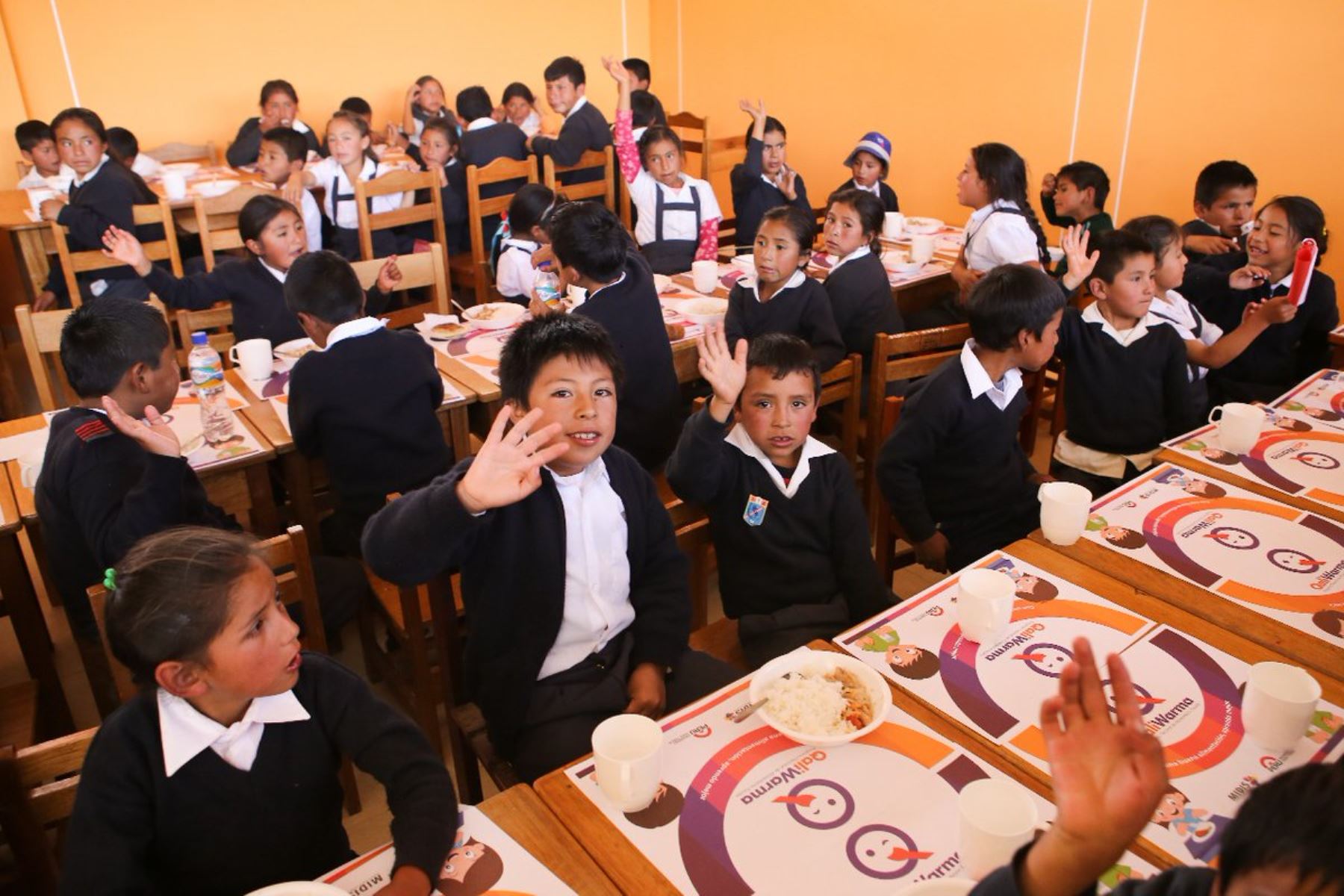 Midis evaluará impacto de desayunos escolares distribuidos por Qali Warma. ANDINA/Difusión