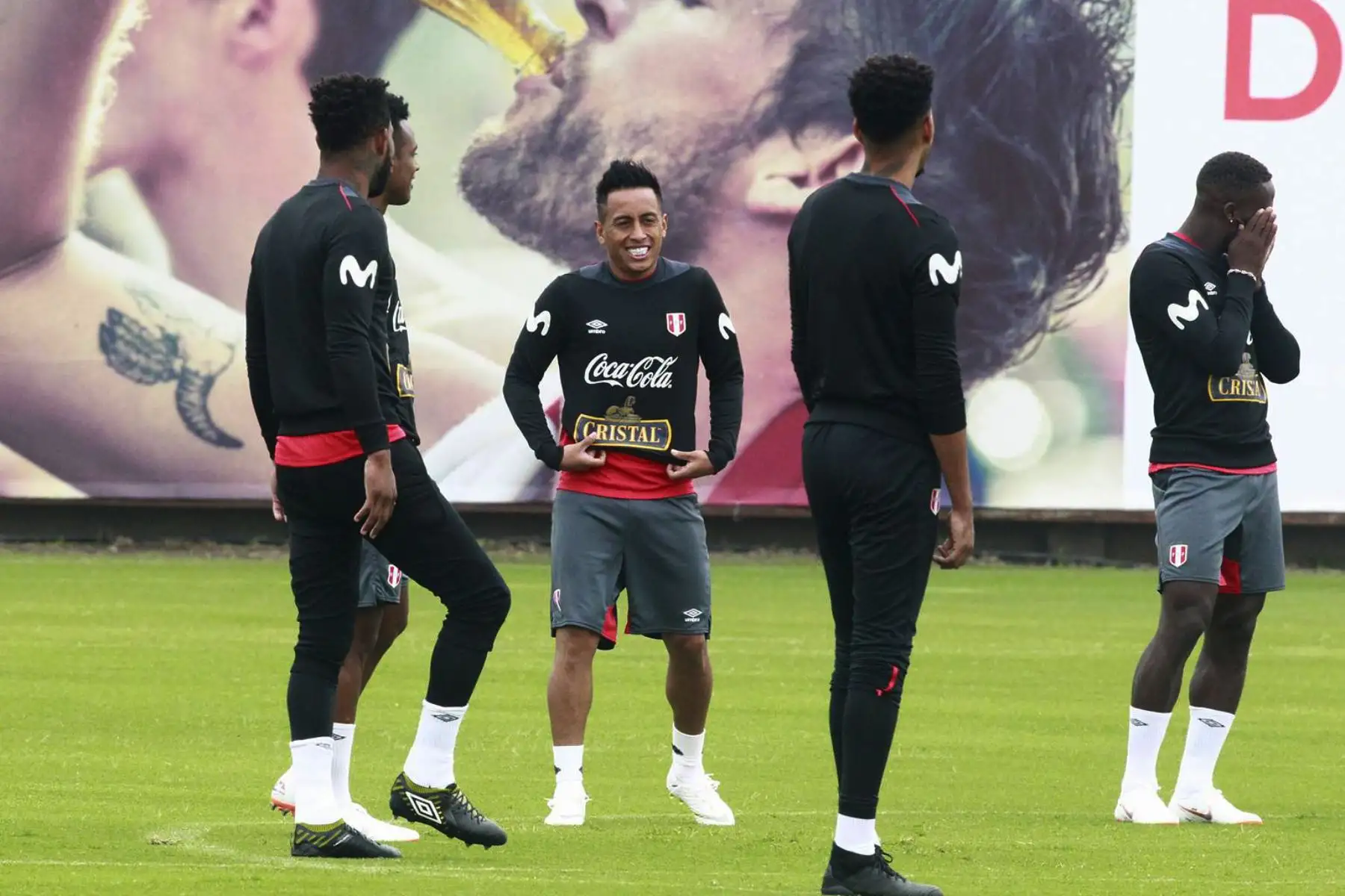 Los jugadores de la Selección Peruana volvieron a los entrenamientos en la Videna. Foto: ANDINA/Eddy Ramos