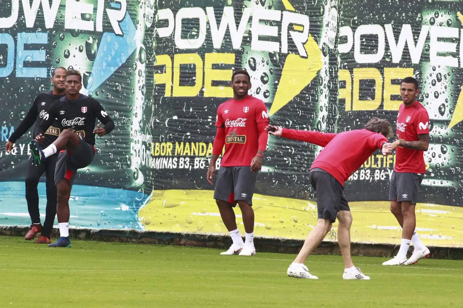Los jugadores de la Selección Peruana volvieron a los entrenamientos en la Videna. Foto: ANDINA/Eddy Ramos