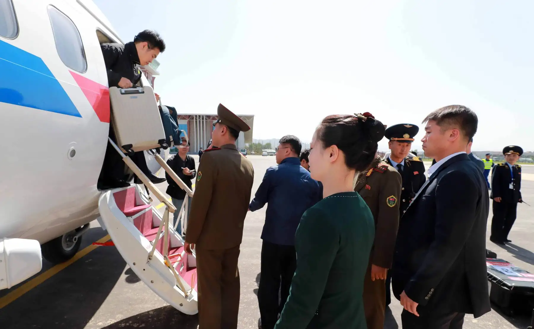 Periodistas viajan a desmantelamiento de centro nuclear norcoreano Foto: AFP