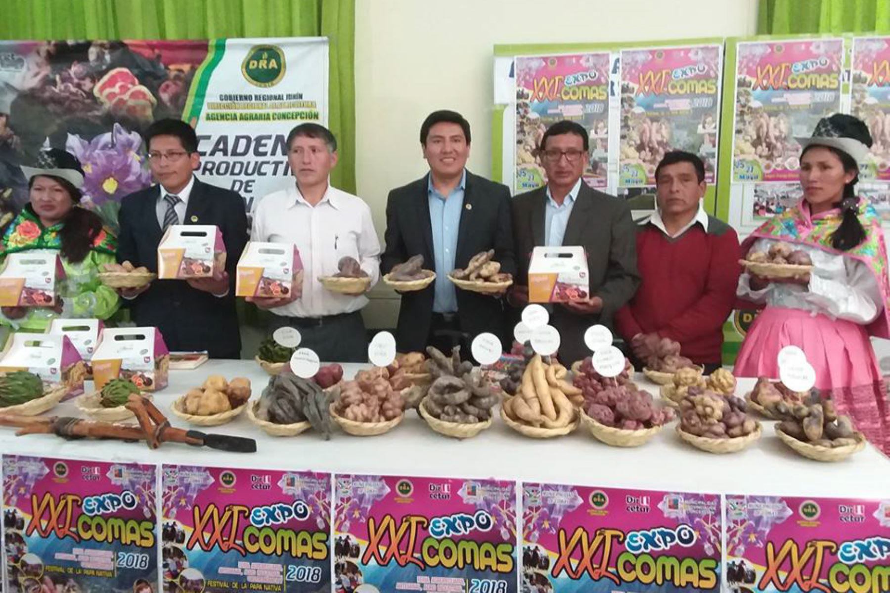 Junín impulsa el cultivo de ocho variedades de papa nativa orgánica con fines de exportación. ANDINA/Pedro Tinoco