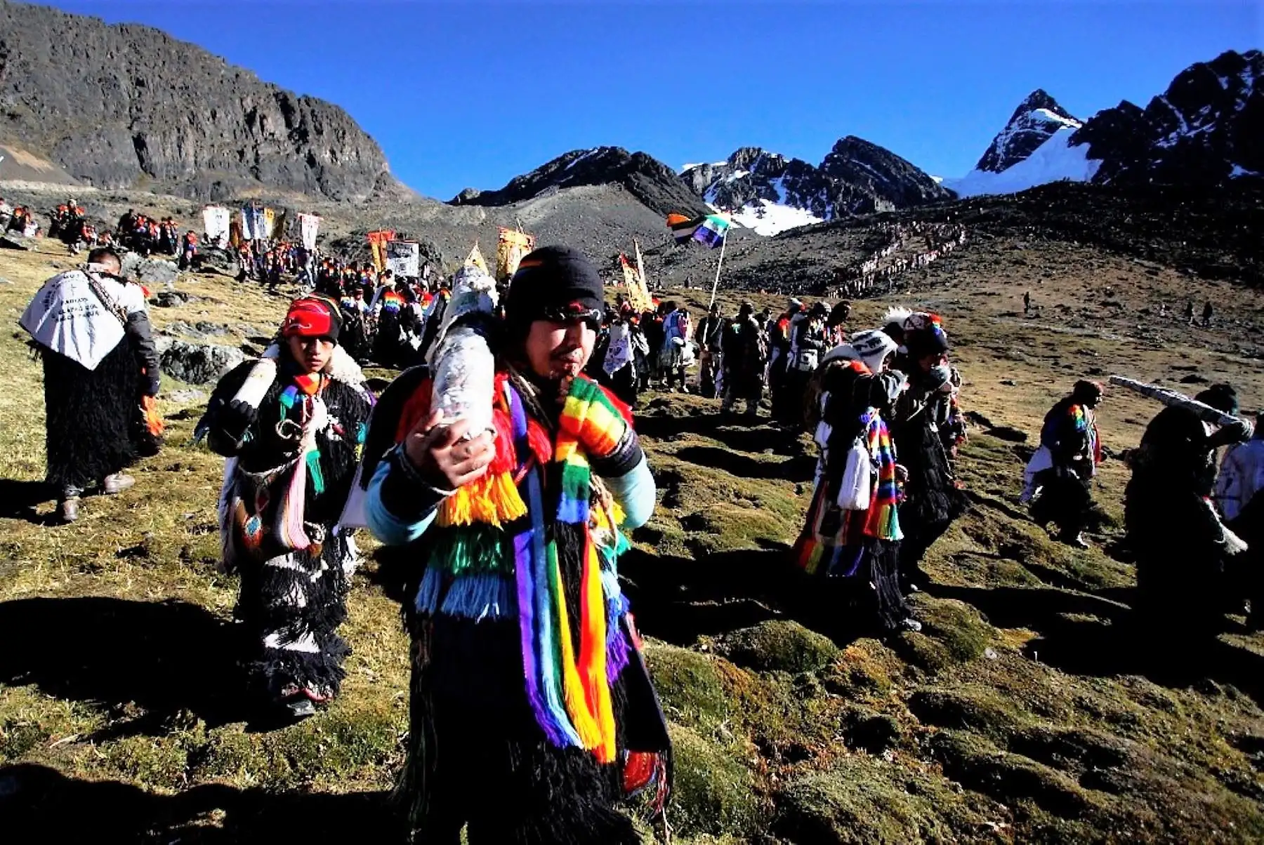 Peregrinación al Señor de Qoyllur Riti es reconocida como Patrimonio Cultural Inmaterial de la Humanidad por la Unesco. ANDINA/Percy Hurtado Santillán