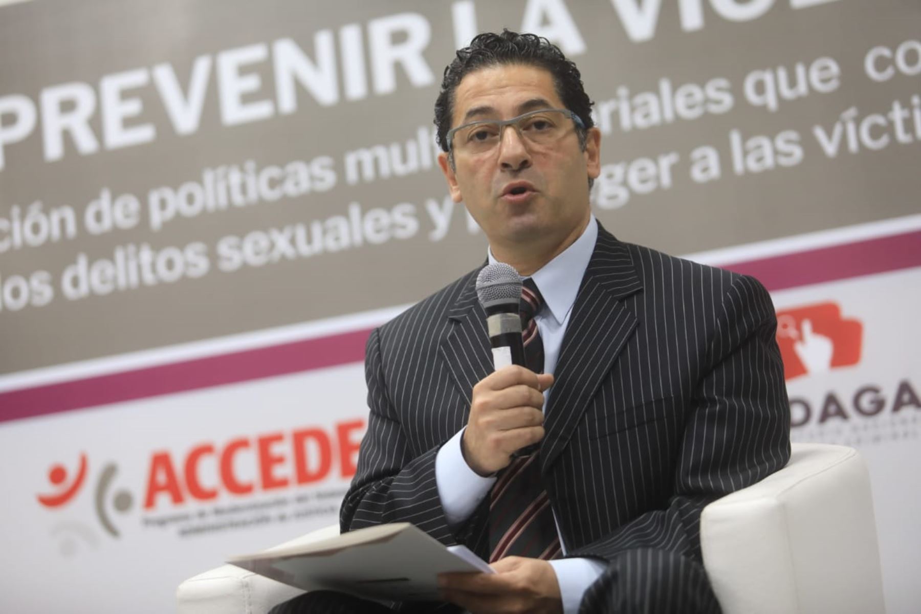 Ministro de Justicia, Salvador Heresi. Foto: ANDINA/Difusión
