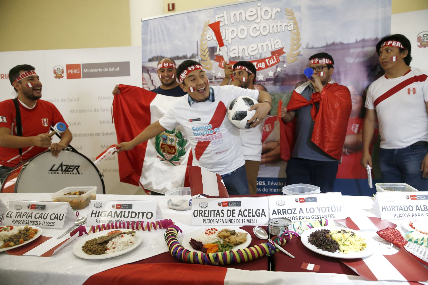 Minsa presentó platos, postres y bebidas “mundialistas” contra la anemia. Foto: ANDINA/Melina Mejía.