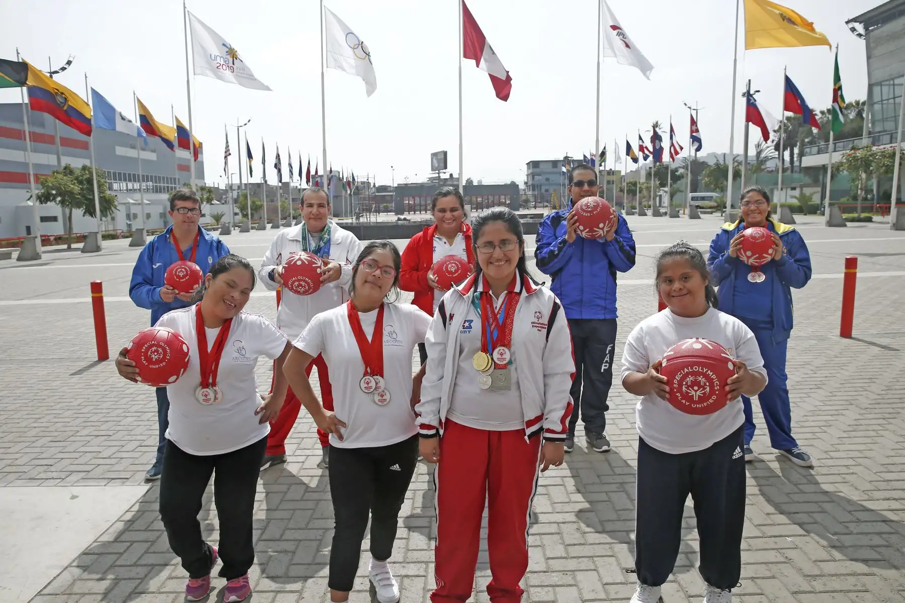 Los niños y jóvenes de habilidades diferentes deberán tener una destacada participación en los Juegos Nacionales 2018, para conseguir un cupo como atletas de bajo o alto rendimiento en los Emiratos Árabes.  Foto: ANDINA/Melina Mejía.