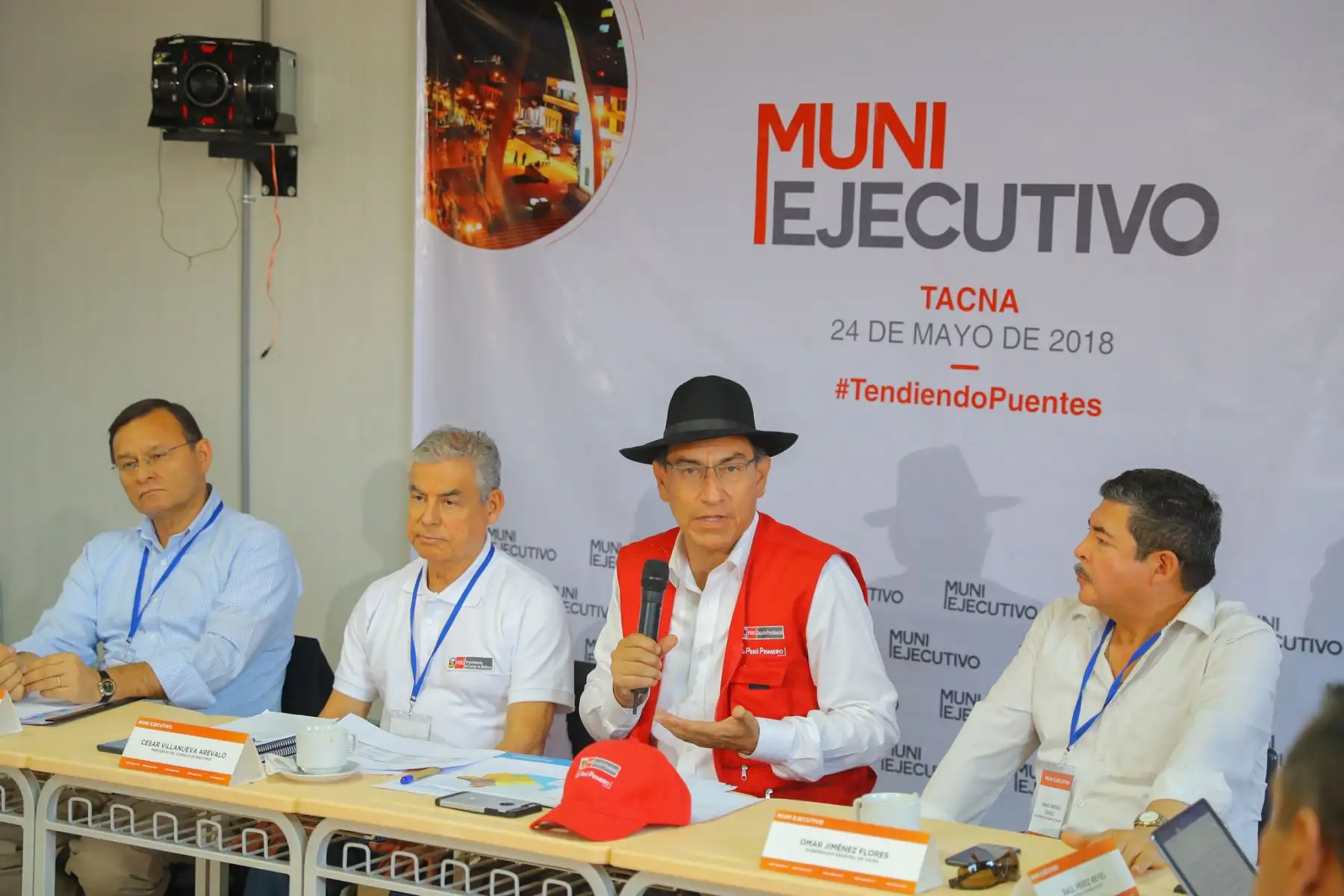Jefe del Estado,  Martín Vizcarra, preside el quinto Muni Ejecutivo en Tacna. Foto: ANDINA/Prensa Presidencia.
