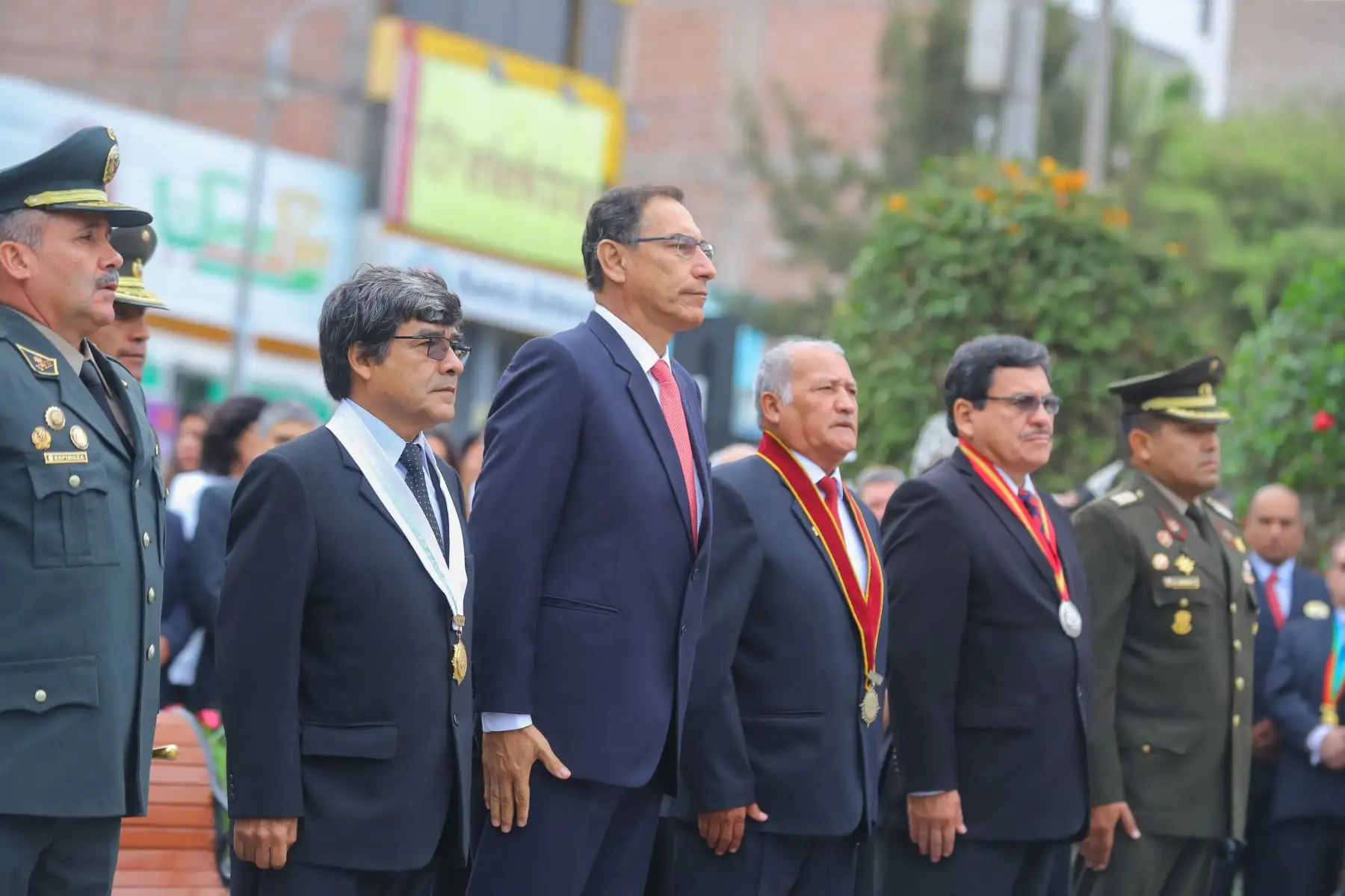 El presidente Martín Vizcarra participa en las actividades por el 48ª aniversario de creación de la provincia de Ilo ubicado en la región Moquegua. Foto: ANDINA/Prensa Presidencia