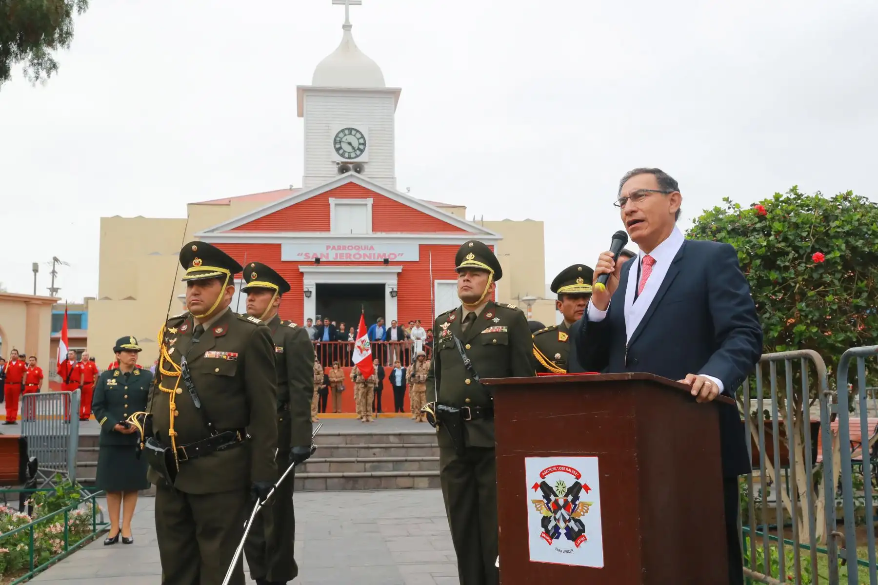 El presidente Martín Vizcarra participa en las actividades por el 48ª aniversario de creación de la provincia de Ilo ubicado en la región Moquegua. Foto: ANDINA/Prensa Presidencia