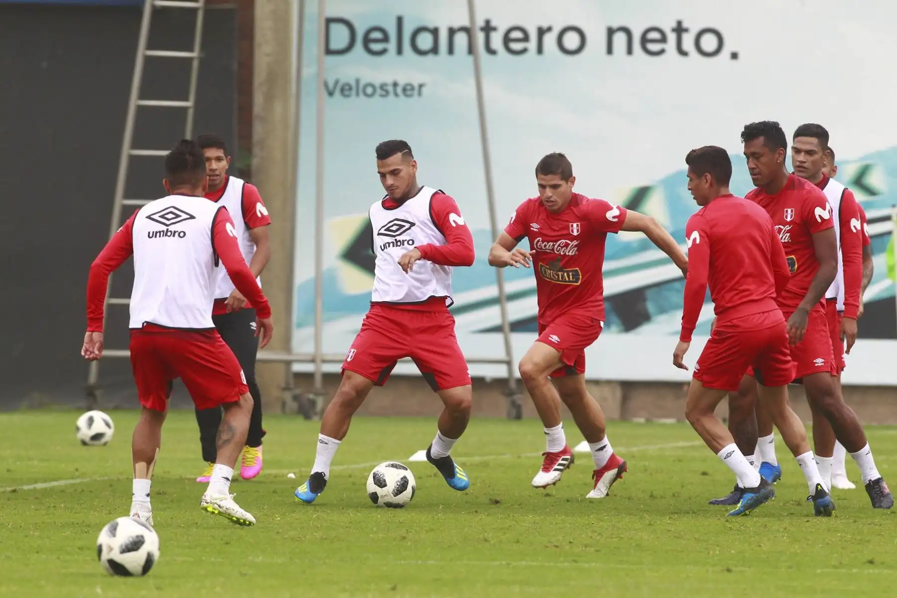 Selección peruana entrena con el equipo completo en la Videna. Foto: ANDINA/Eddy Ramos