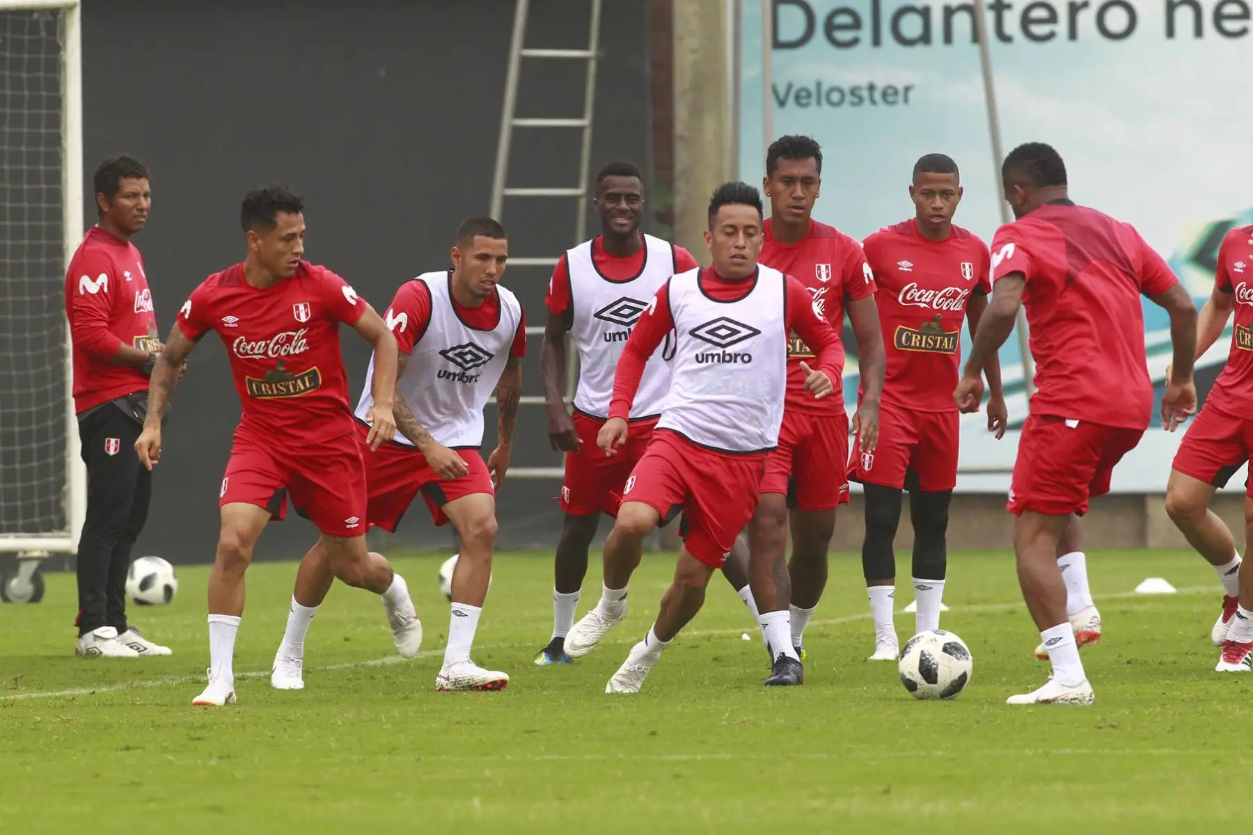 Selección peruana entrena con el equipo completo en la Videna. Foto: ANDINA/Eddy Ramos