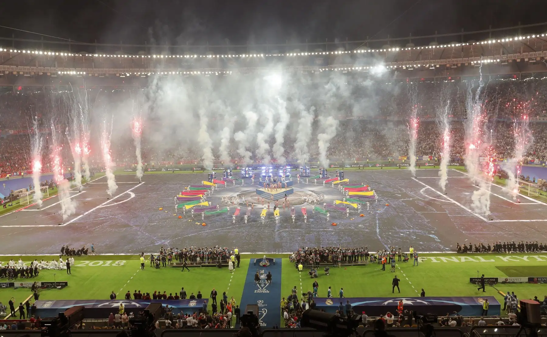 Final de la UEFA Champions League entre Real Madrid y Liverpool FC en el estadio NSC Olimpiyskiy en Kiev, Ucrania. Foto:AFP