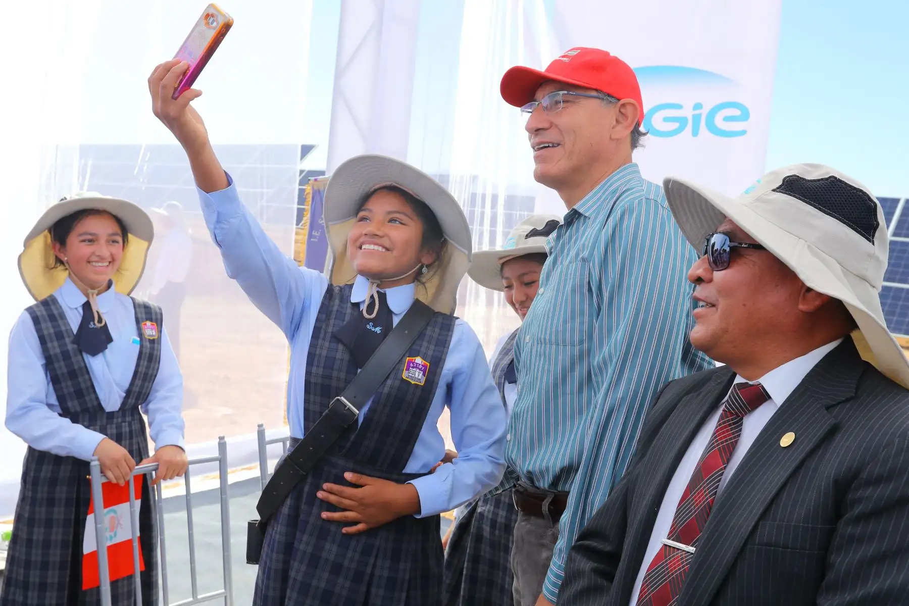 Presidente  Martin Vizcarra inauguró la Central Solar Intipampa de Moquegua. Foto:ANDINA/Prensa Presidencia
