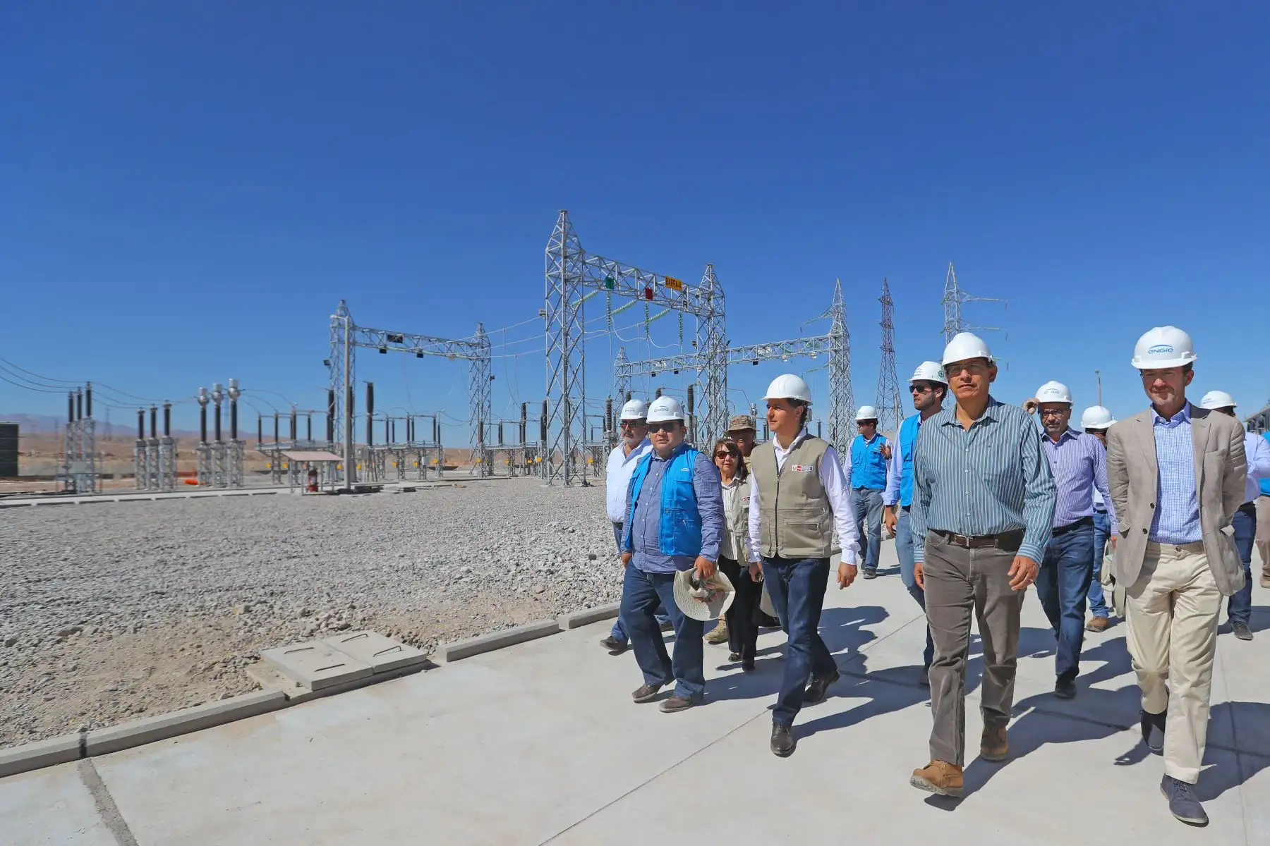 Presidente Martín Vizcarra inauguró la central solar Intipampa de Moquegua. Foto: ANDINA/Prensa Presidencia.