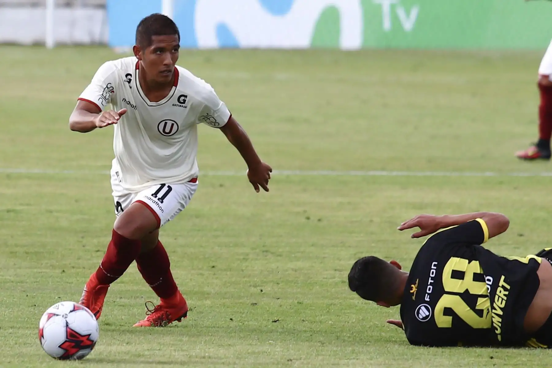 Universitario igualó 1-1 al UTC, por la 2da fecha del Torneo Apertura 2018, en Cajabamba. Foto:Twiter