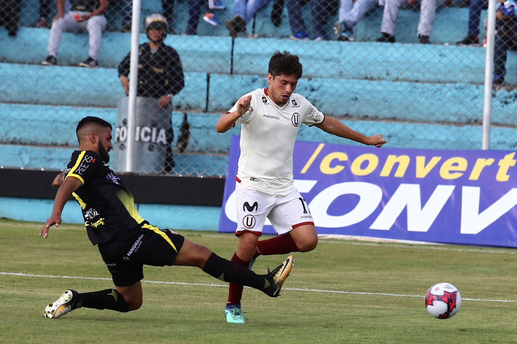 Universitario igualó 1-1 al UTC, por la 2da fecha del Torneo Apertura 2018, en Cajabamba. Foto:Twiter
