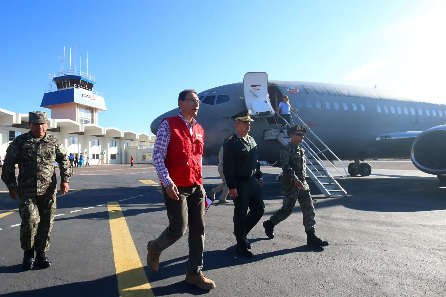 Presidente Martín Vizcarra inspeccionó  las obras de recuperación del   Complejo Arqueológico  Wari, en la región Ayacucho.Foto:ANDINA/Prensa Presidencia