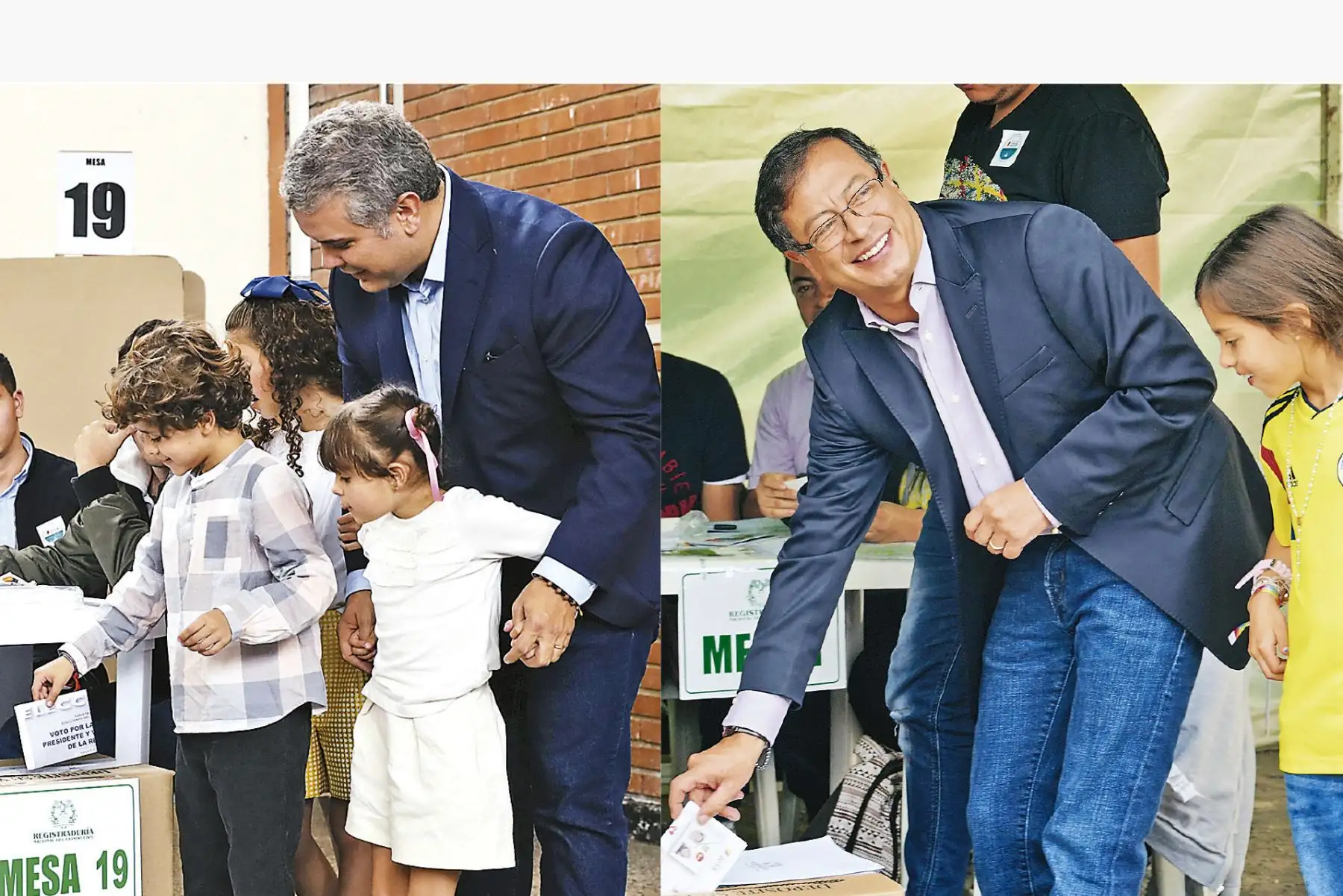 Elecciones en Colombia: Derechista Duque y exguerrillero Petro irán a balotaje.Foto:AFP