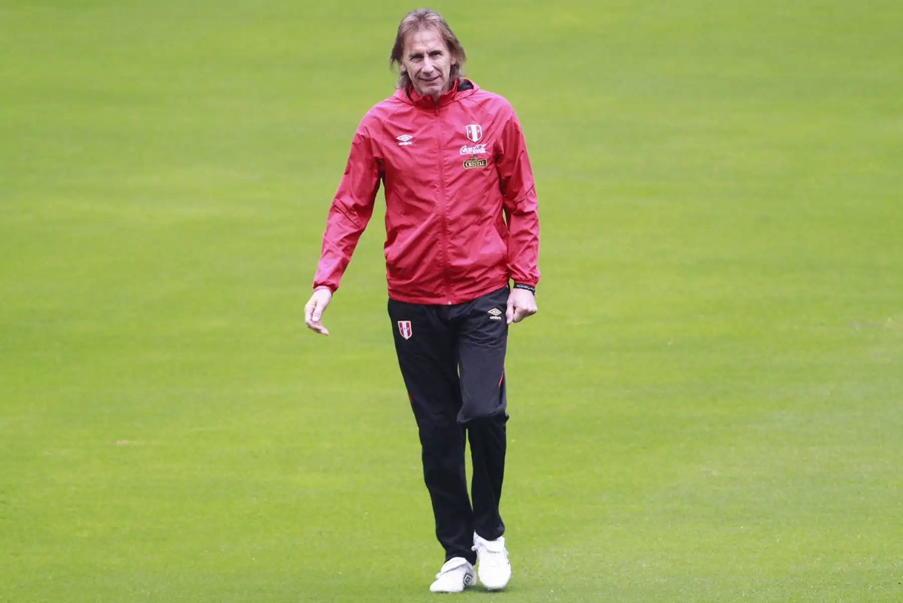 La selección peruana entrena en el Estadio Nacional, previo al partido de despedida ante Escocia, el cual se llevará a cabo en el mismo escenario el próximo martes 29 de mayo.Foto: ANDINA/Eddy Ramos