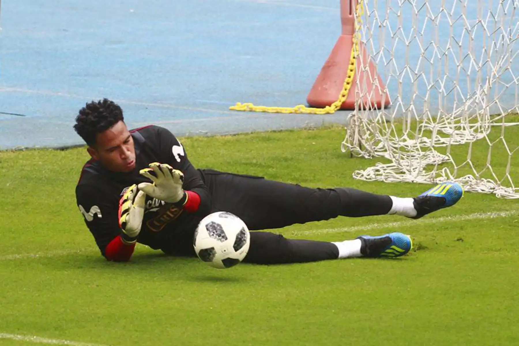 La selección peruana entrena en el Estadio Nacional, previo al partido de despedida ante Escocia, el cual se llevará a cabo en el mismo escenario el próximo martes 29 de mayo.Foto: ANDINA/Eddy Ramos