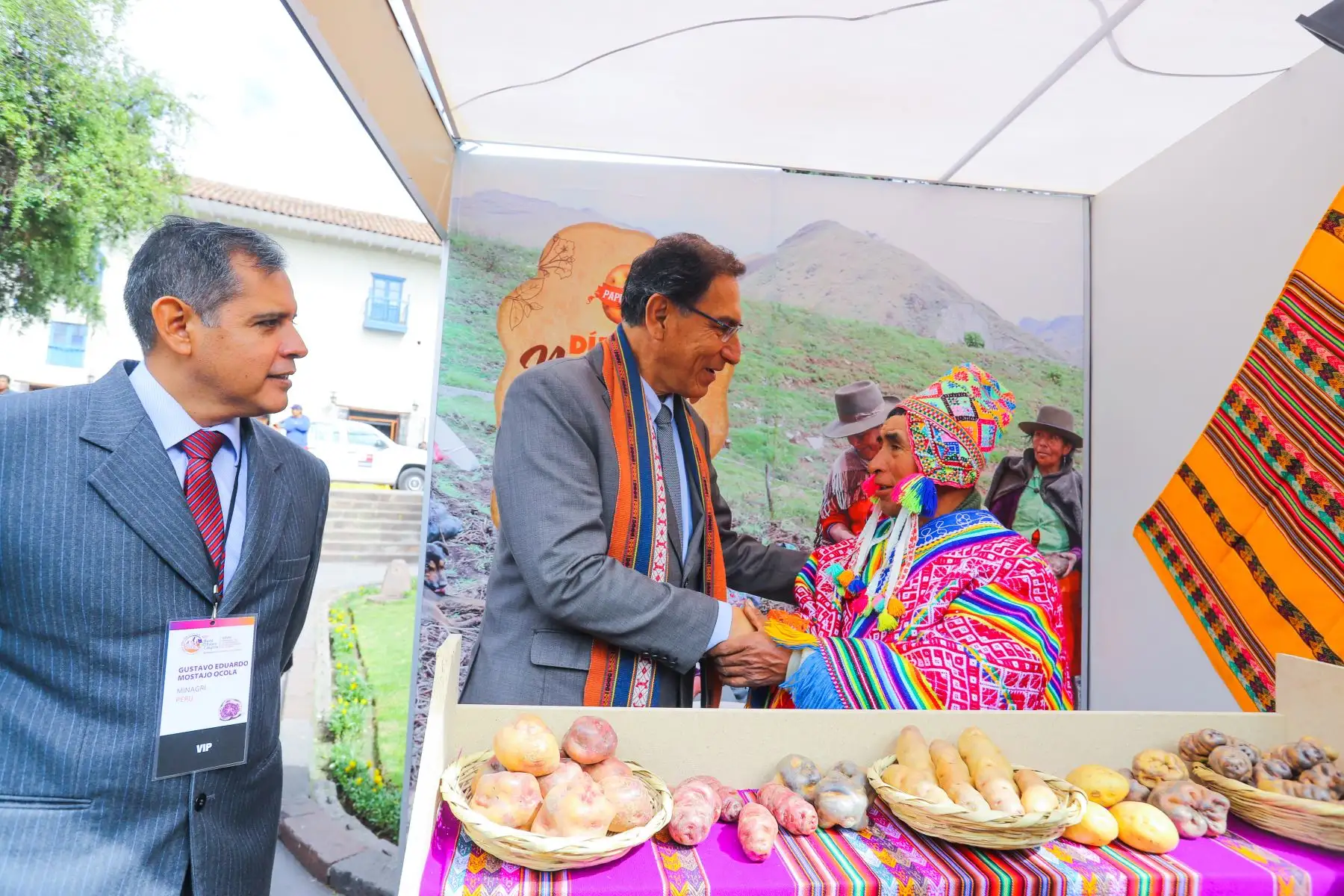 Presidente Martín Vizcarra inaugura X Congreso Internacional de la Papa. Foto: ANDINA/Prensa Presidencia.