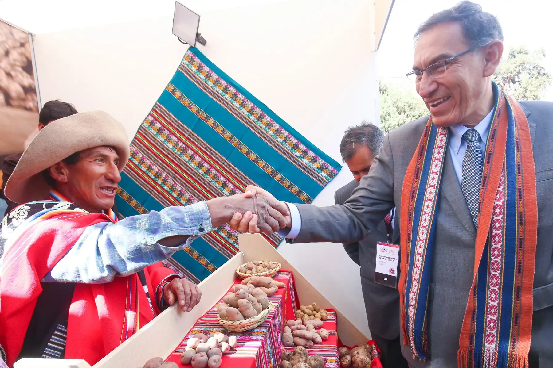 Presidente Martín Vizcarra inaugura X Congreso Internacional de la Papa. Foto: ANDINA/Prensa Presidencia.