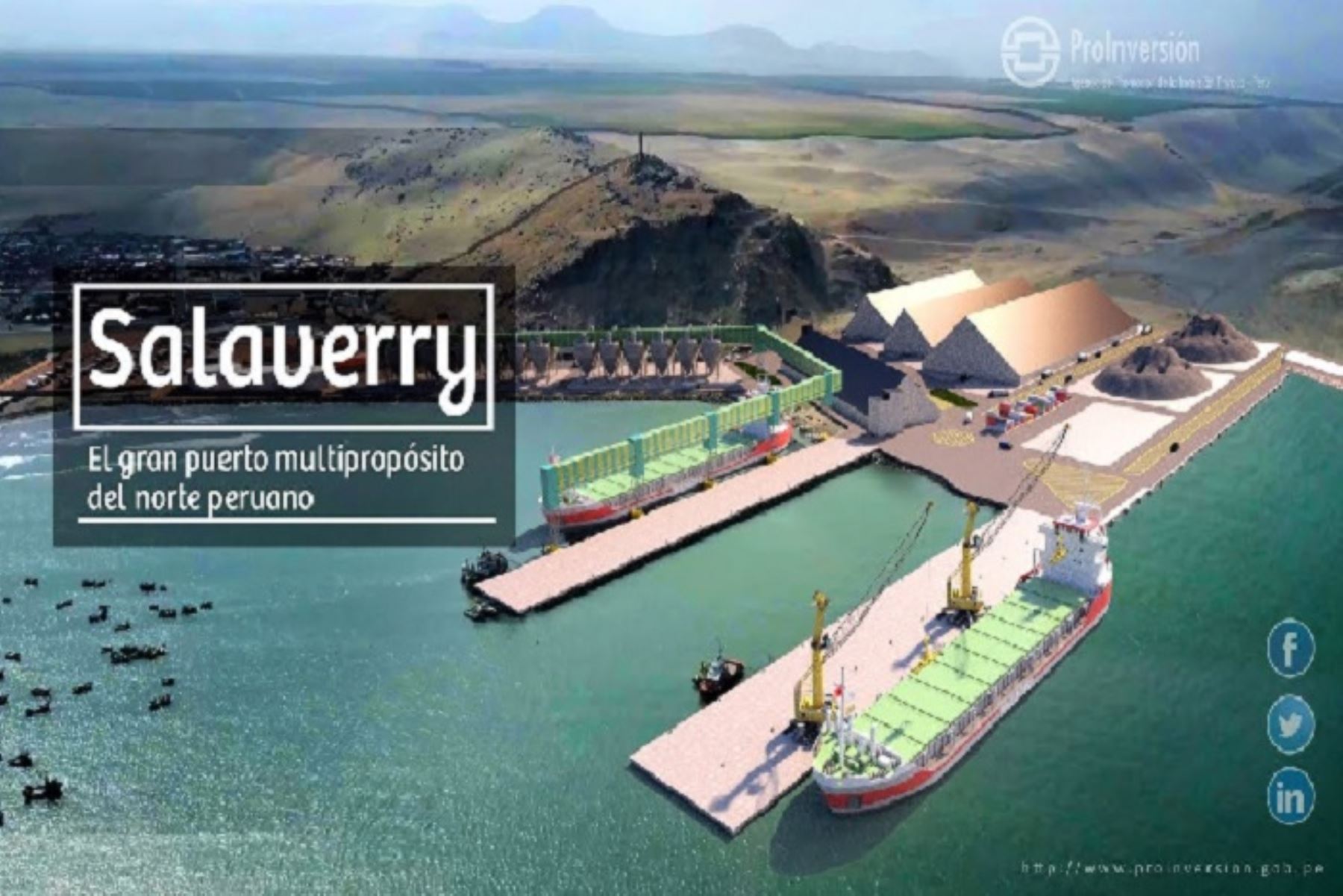 Autoridades afirman que el puerto de Salaverry generará desarrollo y empleo en La Libertad. ANDINA/Difusión