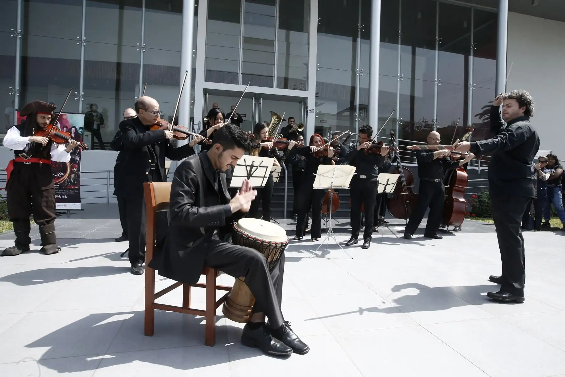 Estos músicos venezolanos son personas nacidas para el trabajo orquestal. Foto: ANDINA/Melina Mejía