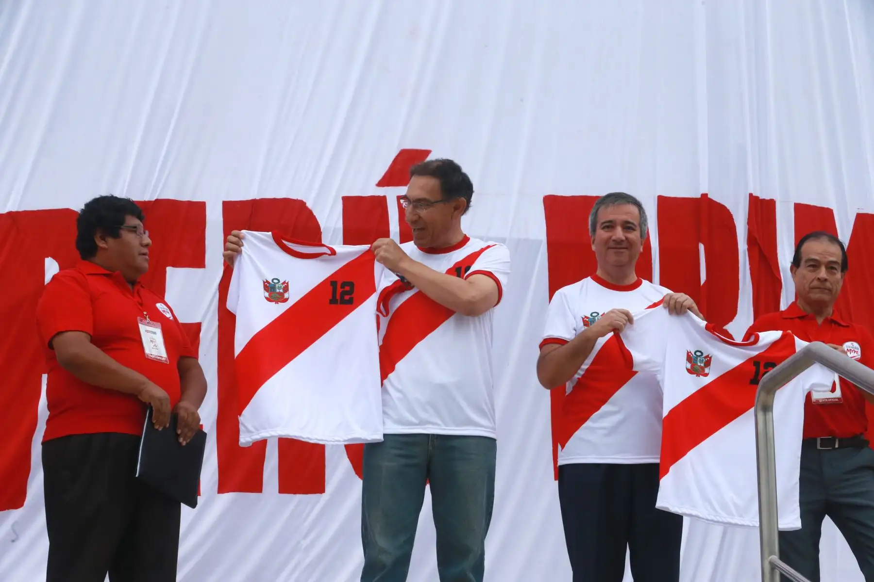 Presidente Martín Vizcarra encabeza lanzamiento de la campaña "Guerreros mype". Foto: ANDINA/Norman Córdova.