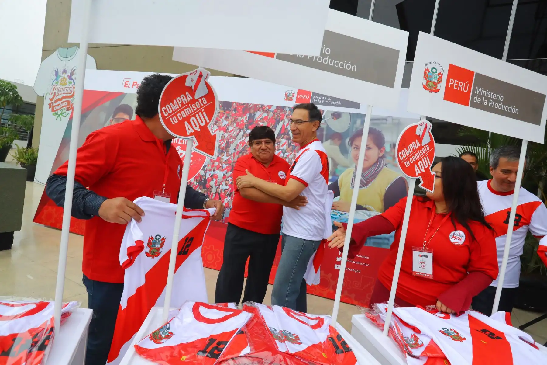 Presidente de la República Vizcarra participa en la ceremonia de Lanzamiento de la Campaña “Guerreros MYPE”.Foto: ANDINA/Prensa Presidencia