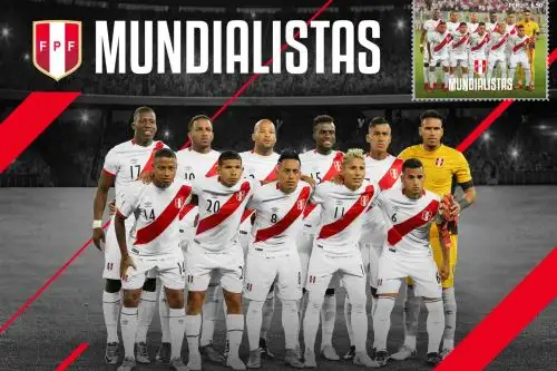 Mundial de Rusia 2018: Serpost presentó las estampillas y postales de la selección. Foto: ANDINA/Difusión.