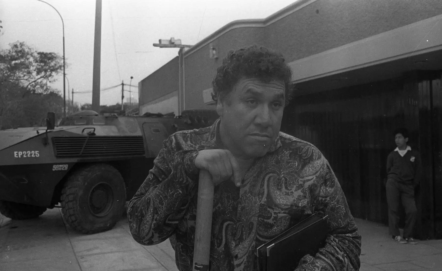12 agosto 1992 / Entrevista al actor cómico conocido como el Gordo Casaretto. Foto: ANDINA/archivo.