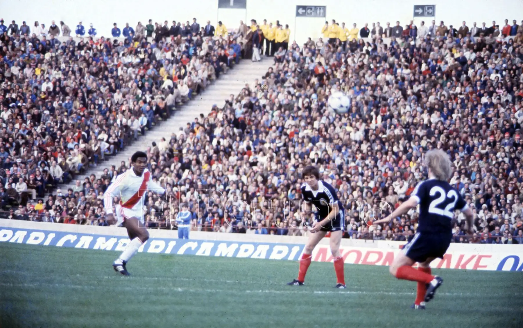 Perú venció 3-1 a Escocia por la primera fase del Mundial Argentina 78. Foto: ANDINA/Archivo Histórico de El Peruano.