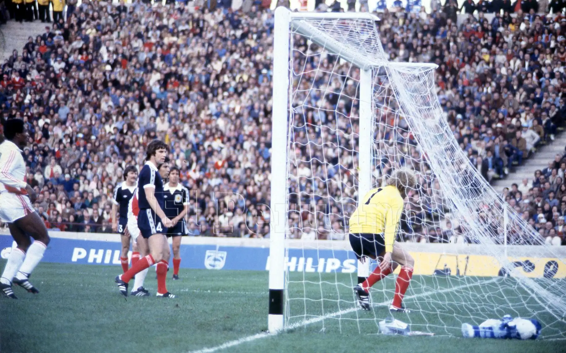 Perú venció 3-1 a Escocia por la primera fase del Mundial Argentina 78. Foto: ANDINA/Archivo Histórico de El Peruano.